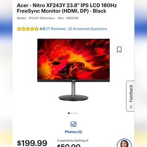 Gaming monitors